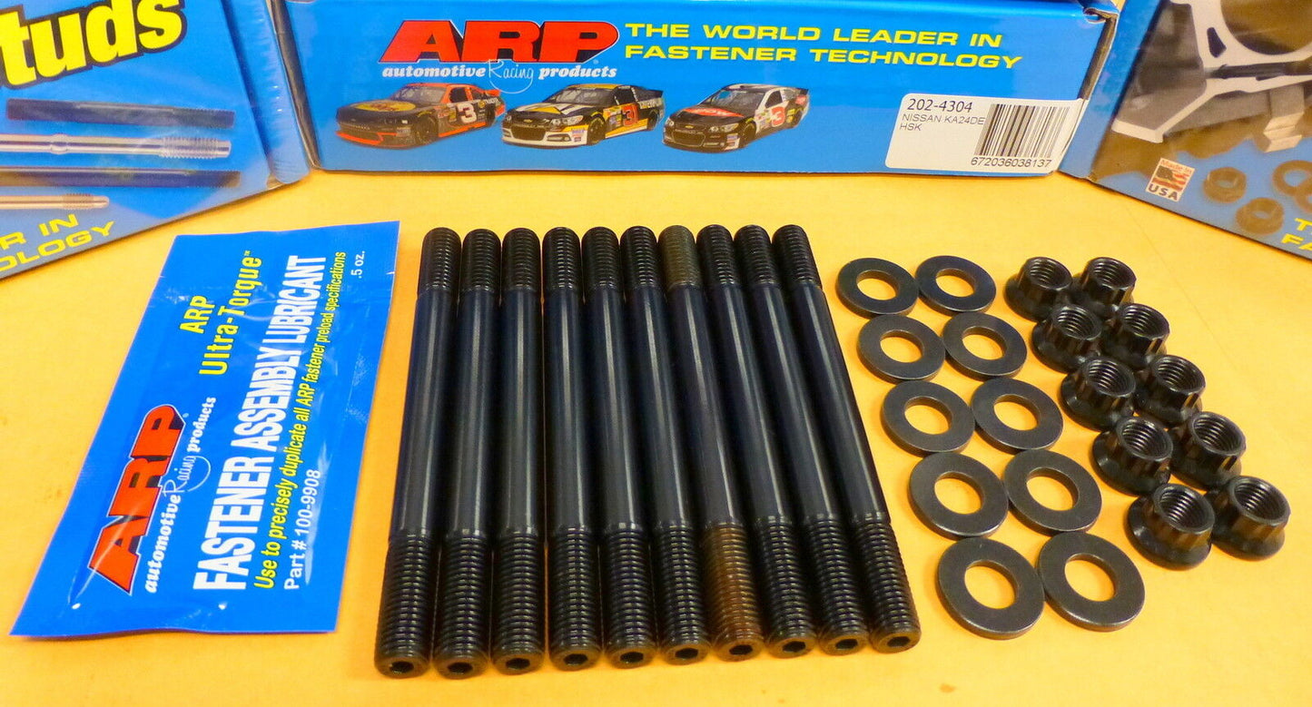 ARP 202-4304 Head Stud Kit For Nissan 2.4L 240SX DOHC KA24DE K24 S13 S14 91-2004