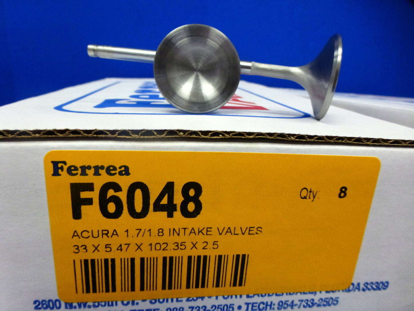 Ferrea 6000 Turbo Valves For Honda Acura GSR DOHC VTEC B16 B16A B17A1 B18C1 B18C