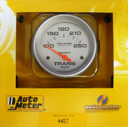 Auto Meter 4457 Ultra Lite Pro Comp Electric Transmission Temp Gauge 100-250 F