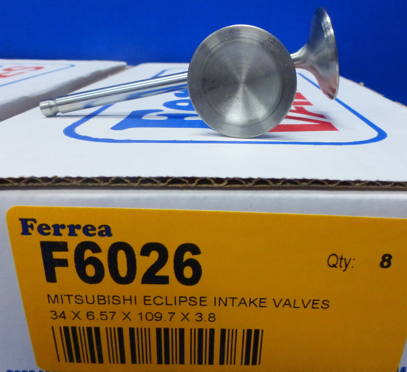 Ferrea 6000 Turbo Valves Mitsubishi Eclips EVO Evolution DOHC 4G63 4G6
