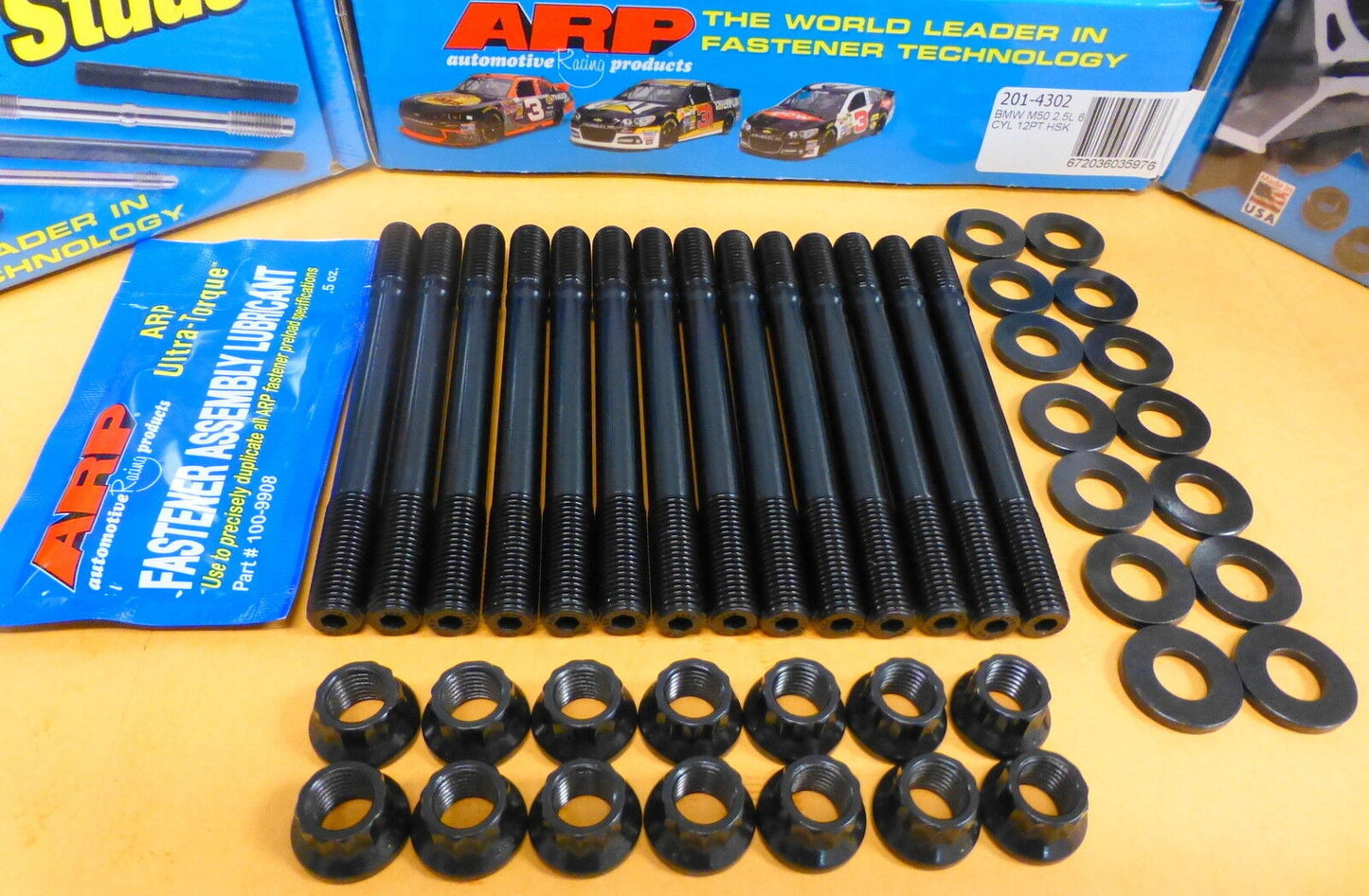 ARP 201-4302 BMW 2.5L M50 3.0L S50US 3.2L S52US Cylinder Head Stud Kit