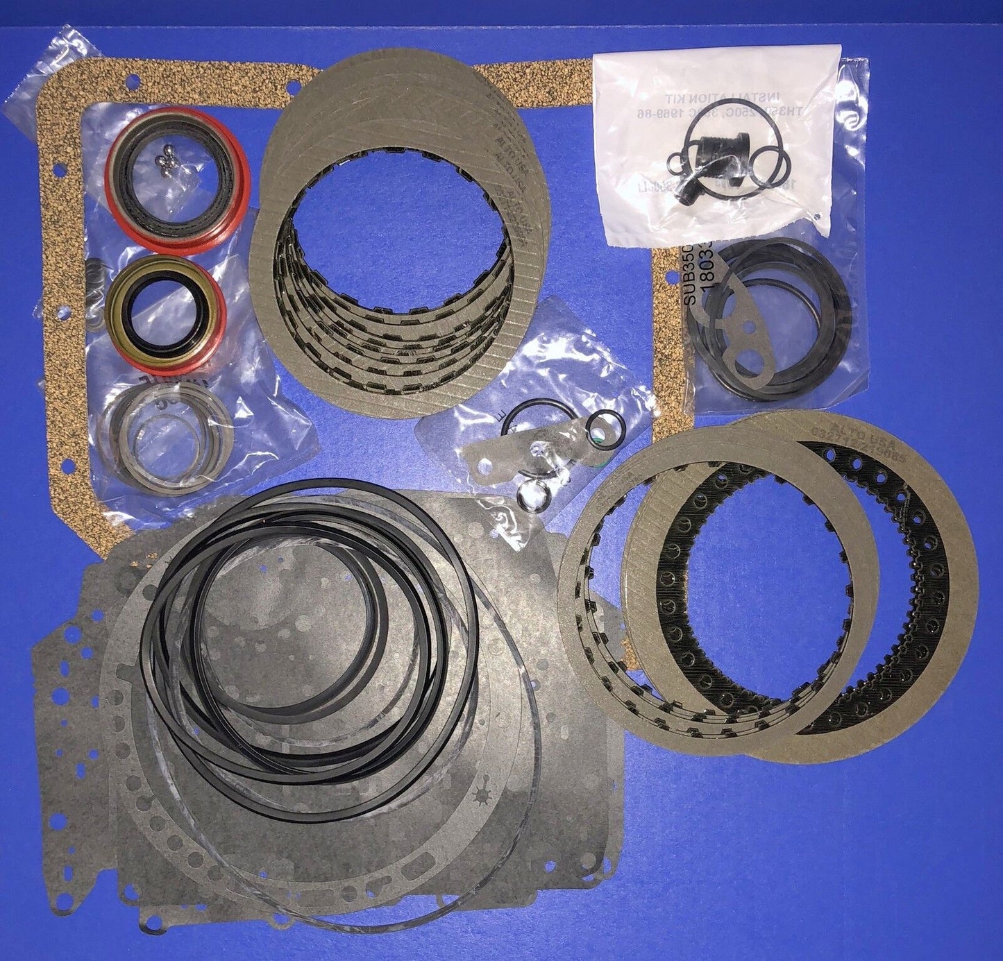 Alto TH350 TH350C Transmission Complete Master Rebuild Kit No Steel Heavy Duty