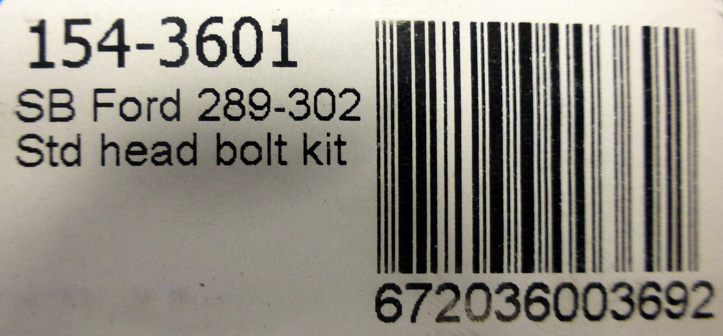 ARP 154-3601 Ford Small Block Cylinder Head Bolt Kit Hex 6 point 289 302 5.0L