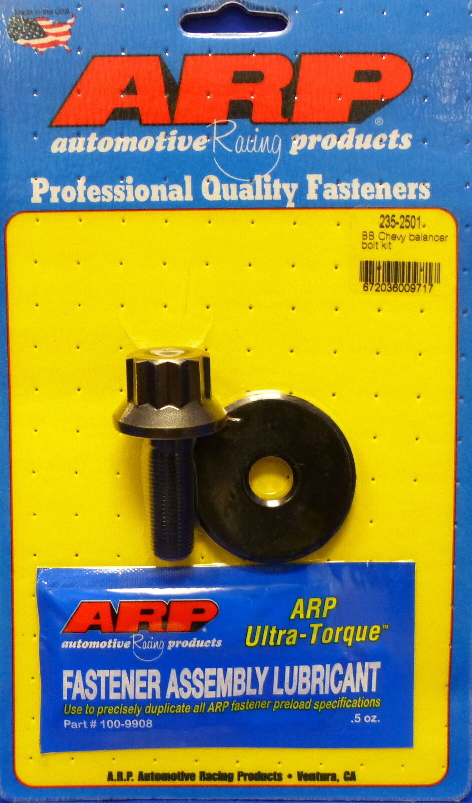 ARP 235-2501 Damper Harmonic Balancer Bolt Kit Chevy Big Block 396 427 454 502