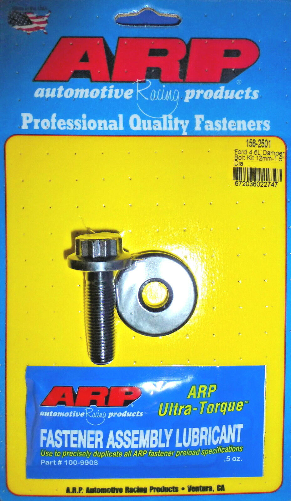 ARP 156-2501 Damper Harmonic Balancer Bolt Kit 12 pt Ford 4.6L Modular Mustang