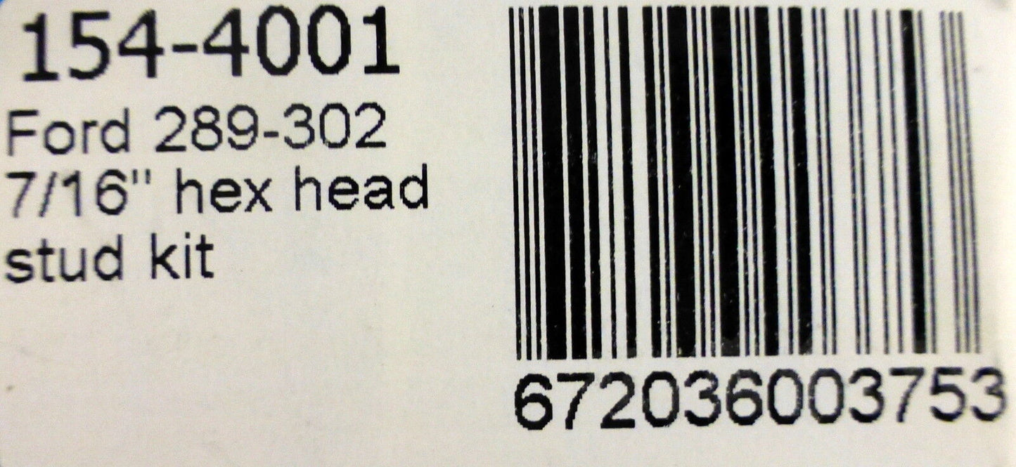 ARP 154-4001 Ford Small Block Cylinder Head Stud Kit Hex 6 point 289 302 5.0L