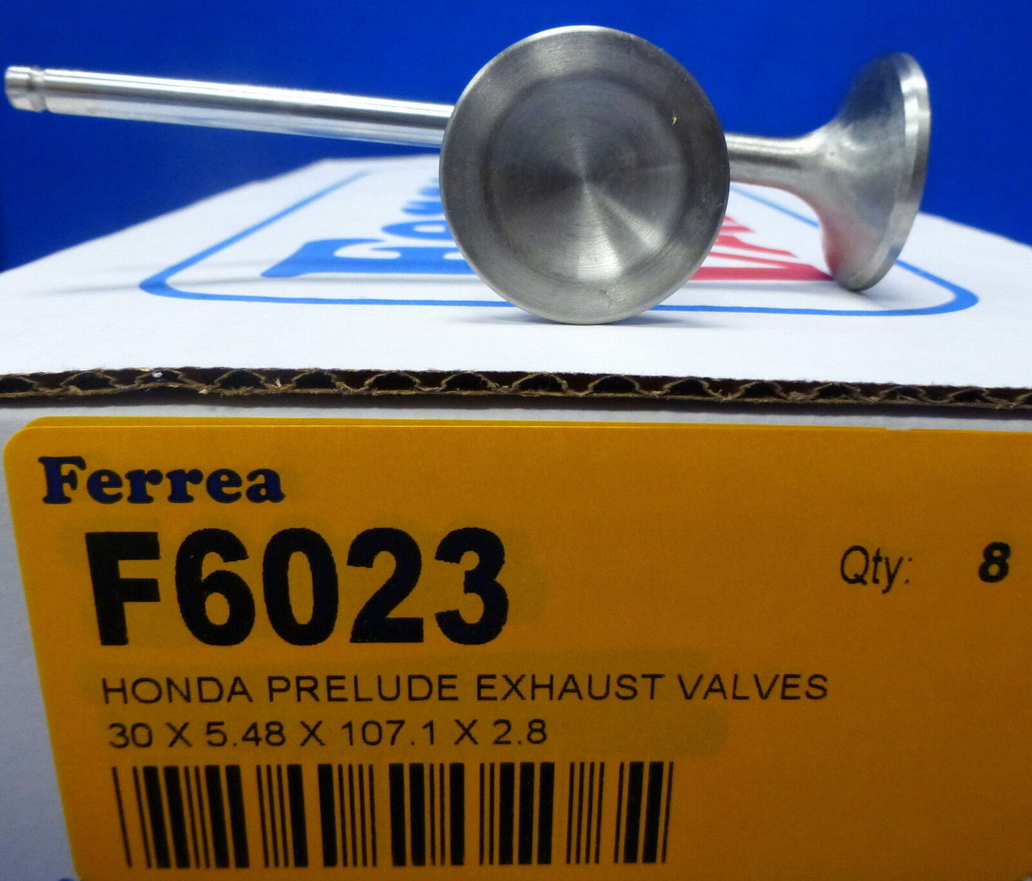 Ferrea 6000 Turbo Valves Set Honda Prelude 2.2L DOHC VTEC H22 H22A H22A1 H22A4