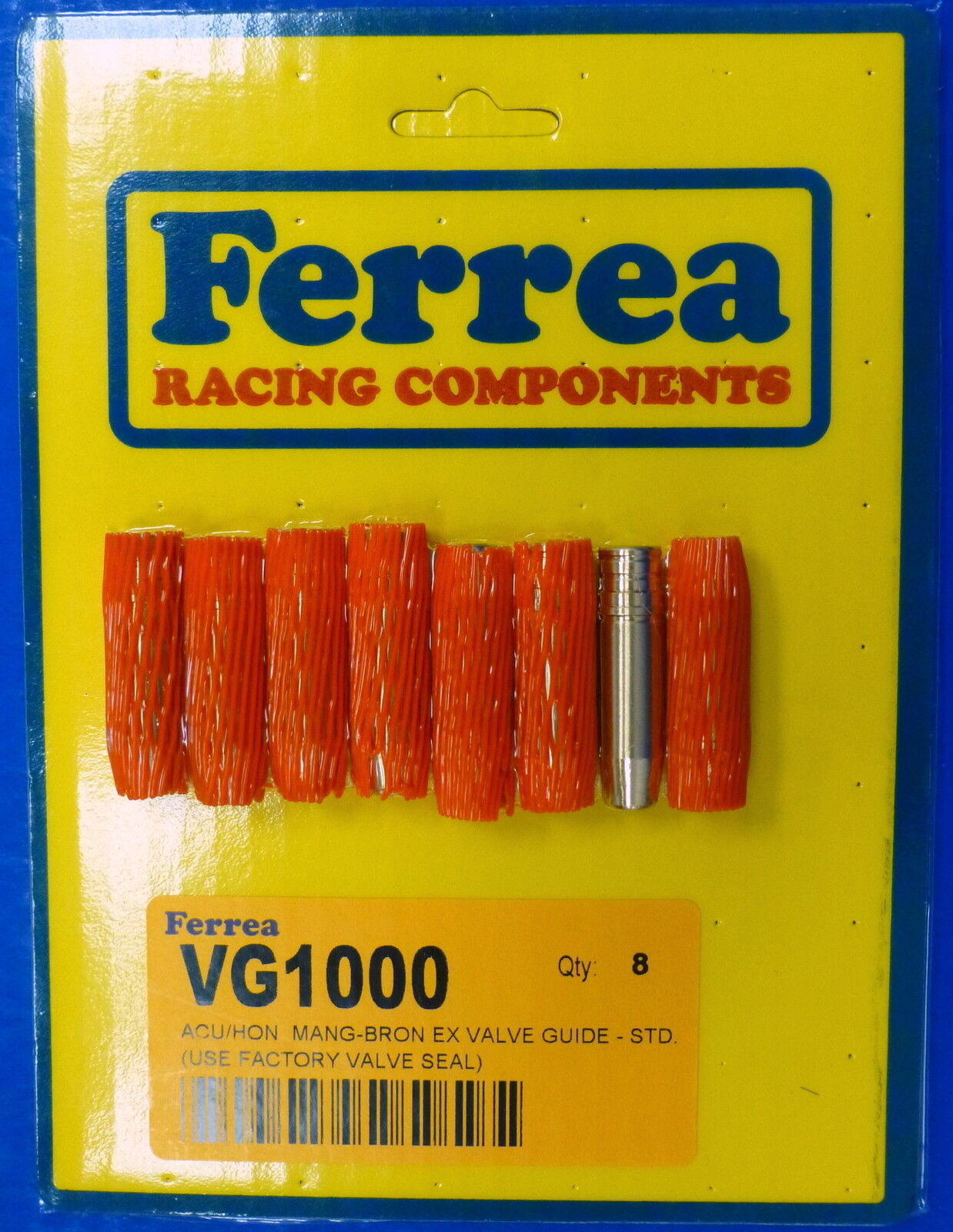 Ferrea Exhaust Valve Guides Honda Acura DOHC V-TEC B16A1 B16A3 B17A1 B18C2 B18C3