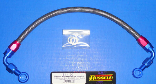 Russell 641120 Fuel Line Hose Kit Honda 1992-95 Civic EX 99-00 Si 95-01 Integra