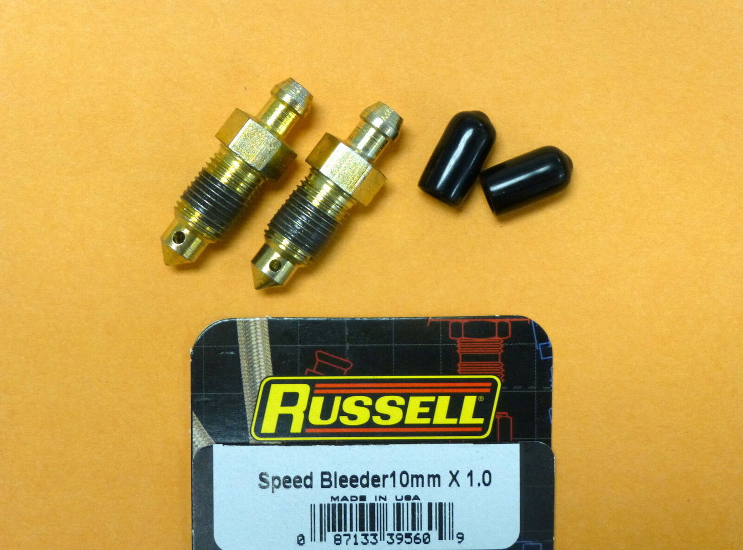 Russell 639560 Speed Bleeder 10 mm x 1.0 mm Thread 35 mm Overall Length 2 pcs