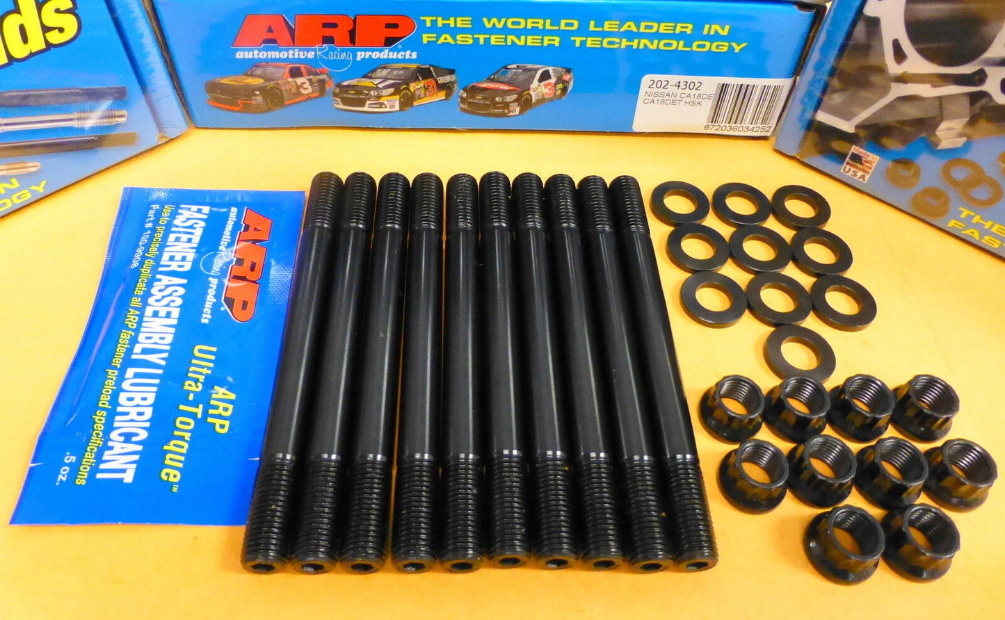 ARP 202-4302 Head Stud Kit For Nissan1.6L CA16DE CA16DET 1.8L CA18DE CA18DET