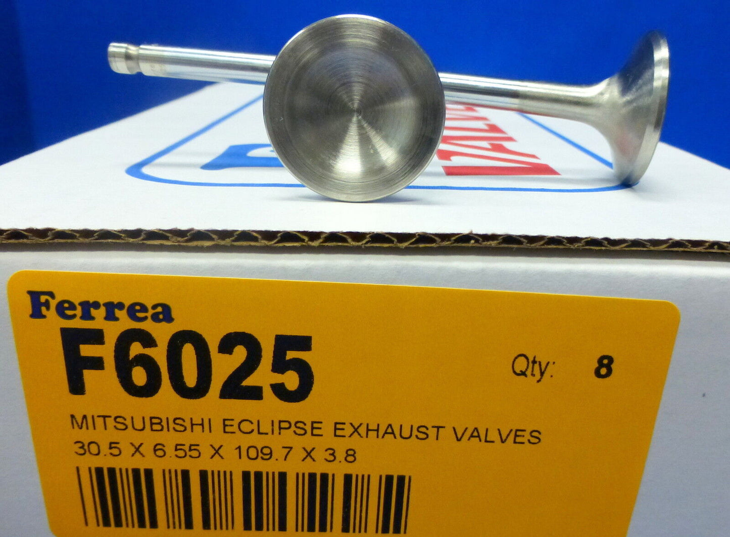 Ferrea 6000 Turbo Valves Mitsubishi Eclips EVO Evolution DOHC 4G63 4G63T 1990-07