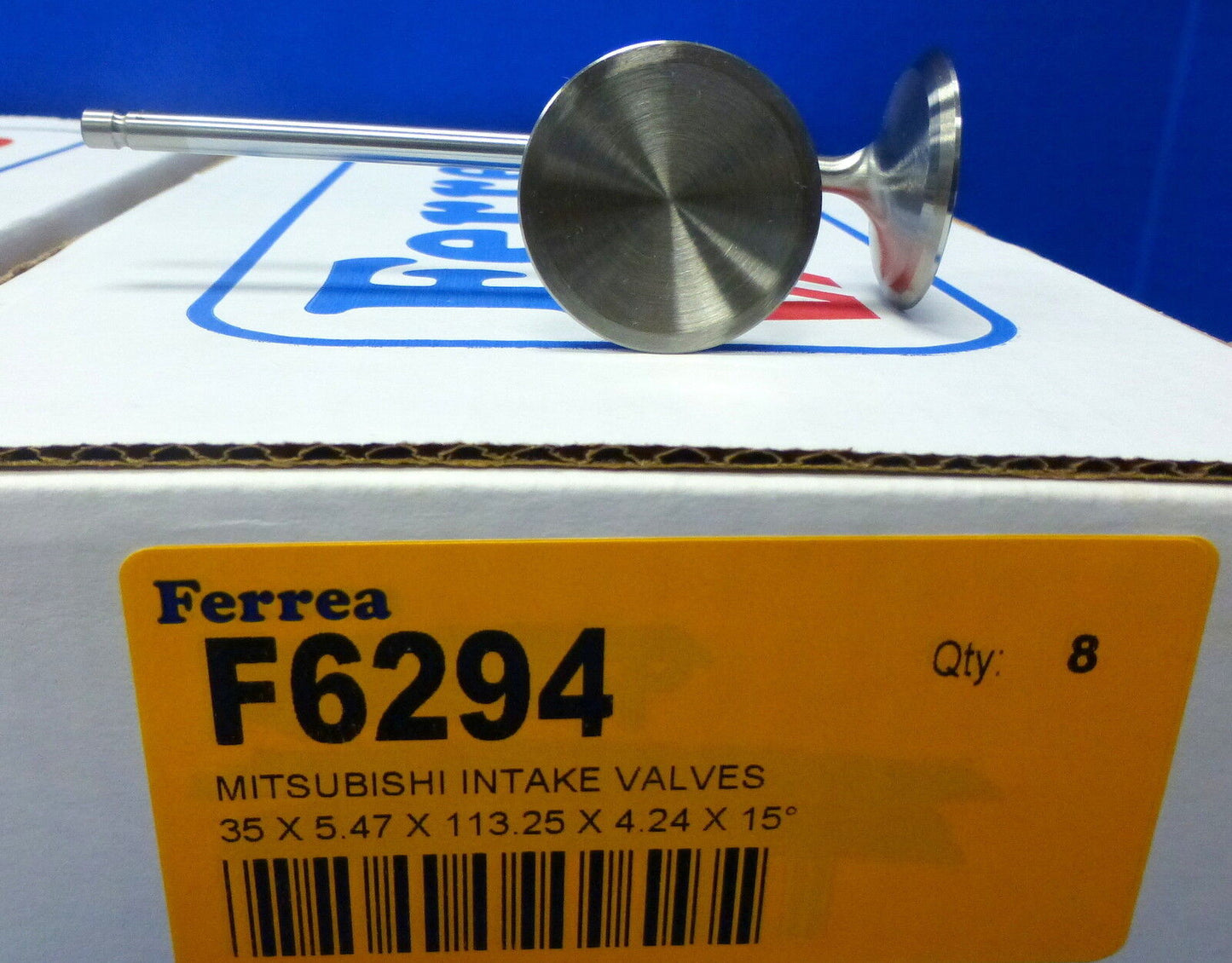 Ferrea 6000 Turbo Valves Mitsubishi EVO X  Evolution DOHC 2.0L 4B11T 2008-2014