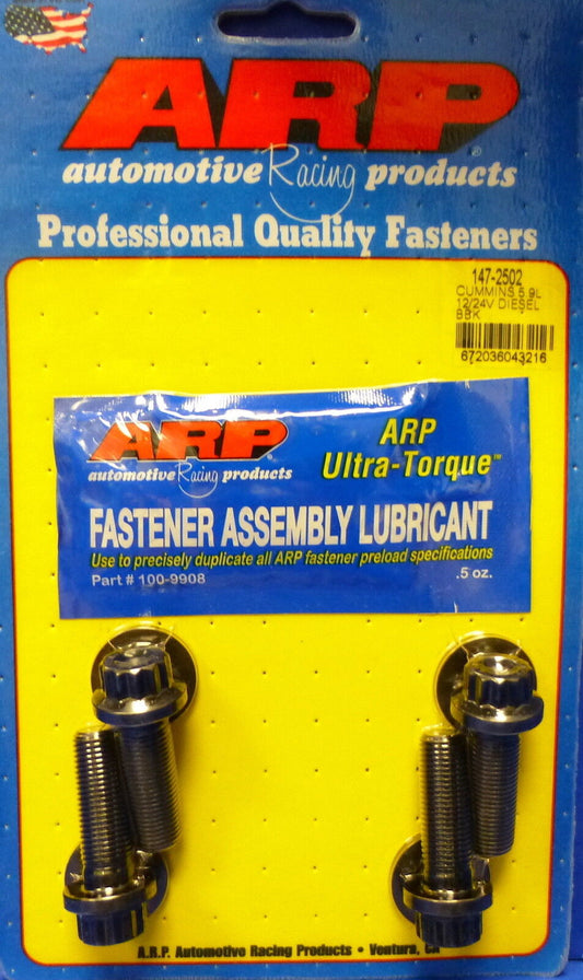 ARP 147-2502 Balancer Bolt Kit Dodge Fits Cummins Diesel 5.9L 12V 24V 2007 & up