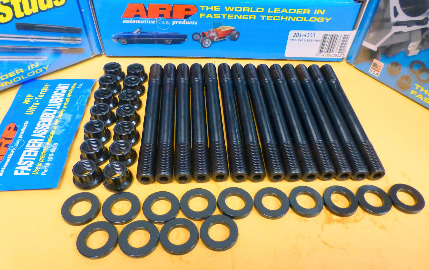 ARP 201-4303 BMW 3.2L Inline 6 Cylinder E46 M3 S54 Cylinder Head Stud Kit