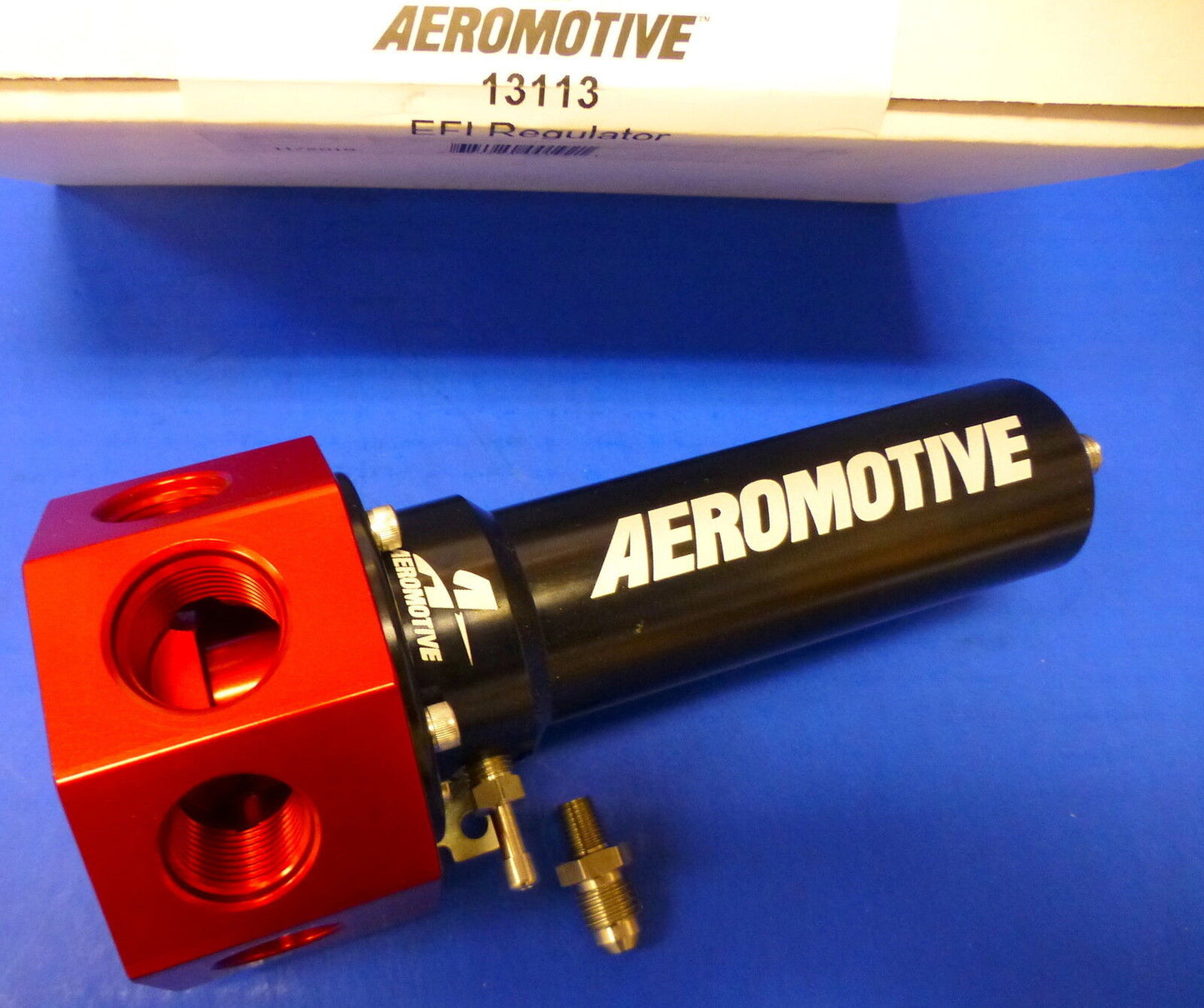 Aeromotive 13113 Fuel Pressure Regulator EFI Bypass 40-100 Adjustable Belt Hex