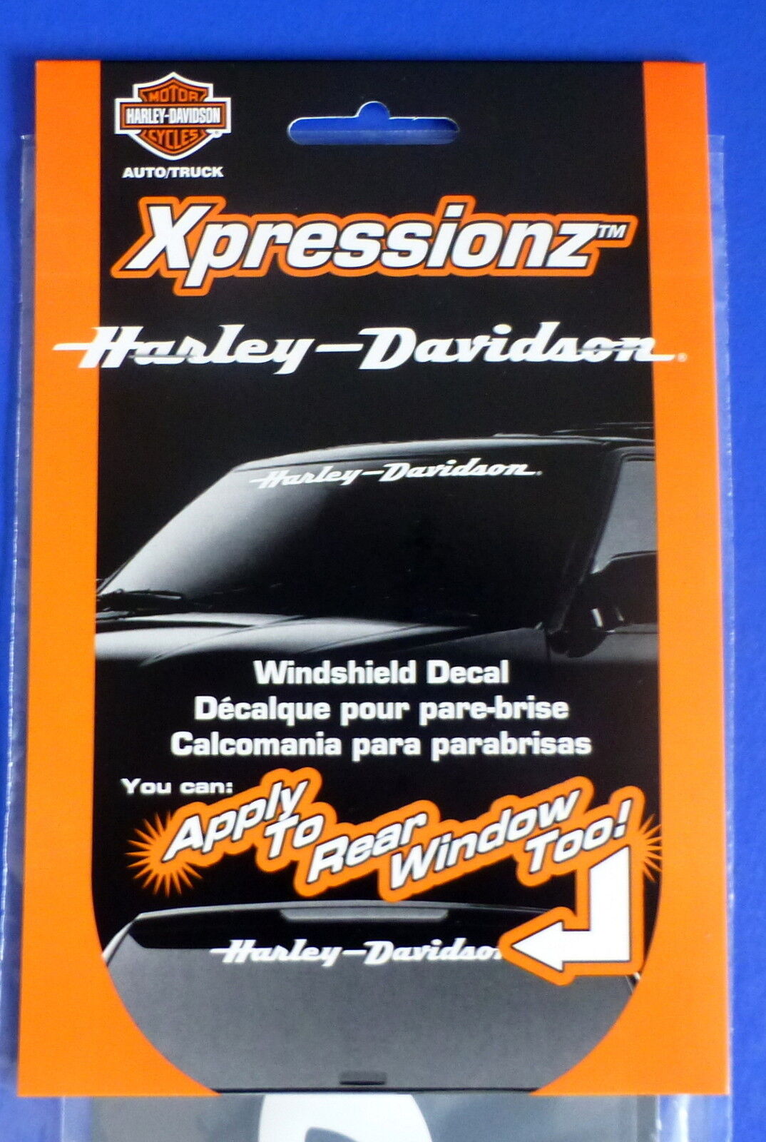 Harley-Davidson Rear Window Decal Sticker Windshield 3701 NEW