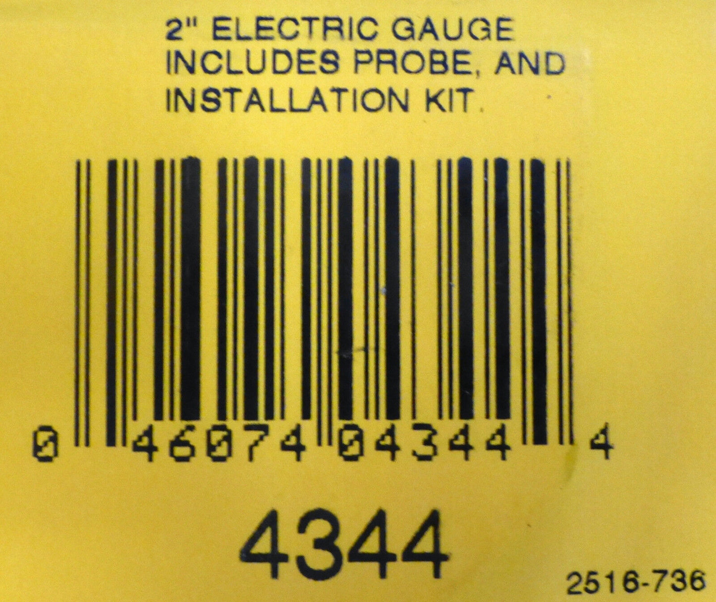 Auto Meter 4344 Ultra Lite Electric EGT  Pyrometer Gauge Kit 2 1/6 0-1600 Degree