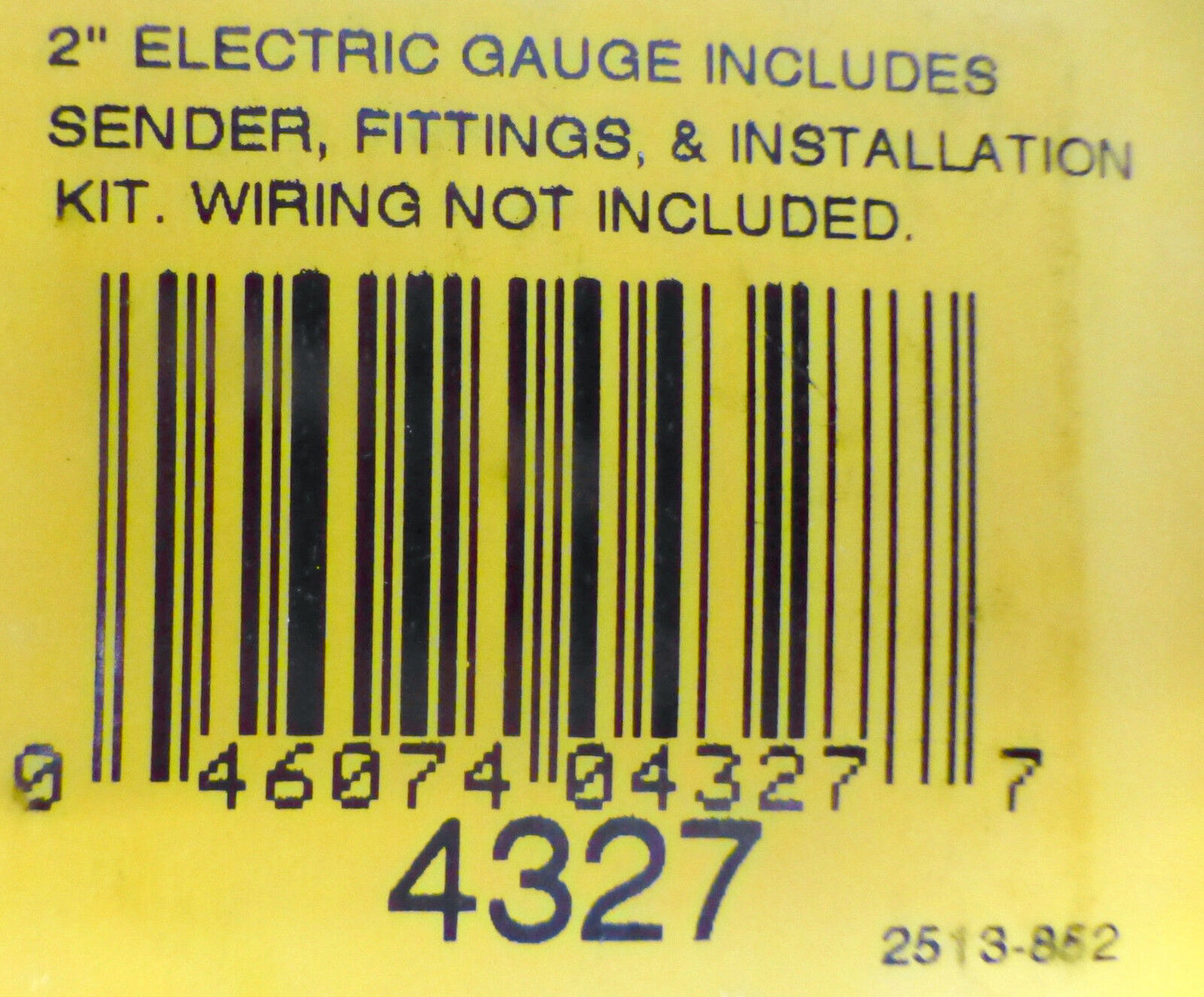 Auto Meter 4327 Ultra Lite Pro Comp Oil Pressure Gauge Electric 0-100 PSI 2 1/16