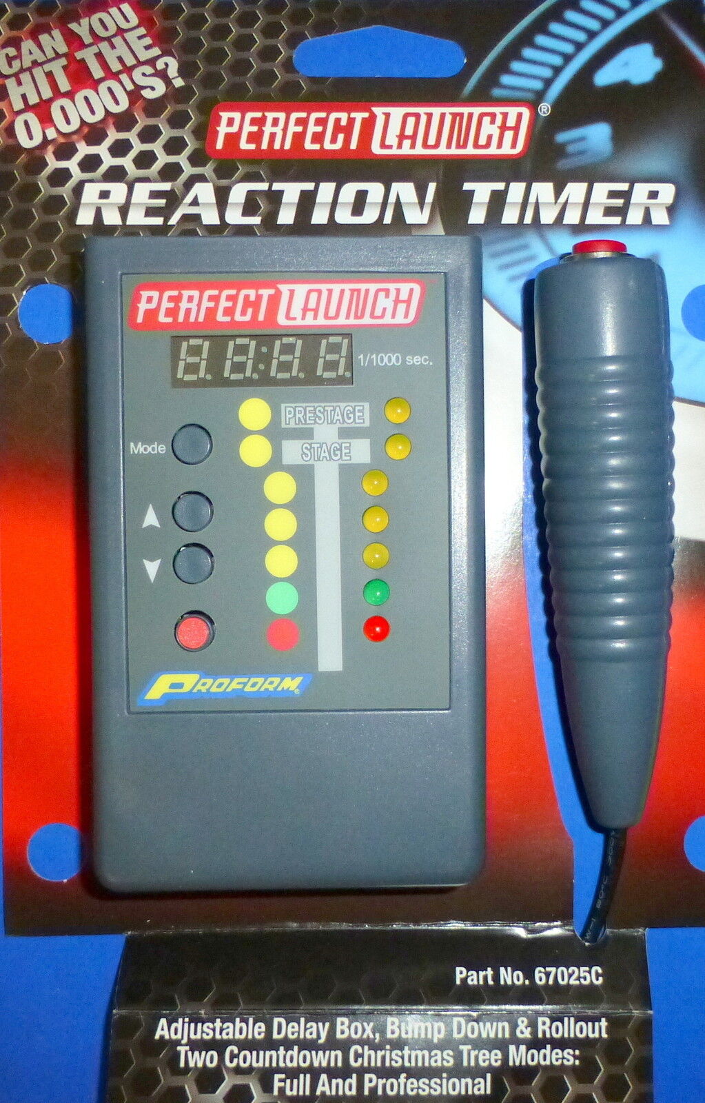 Proform 67025C Perfect Launch Hanheld Reaction Timer Drag Racing Practise Tree