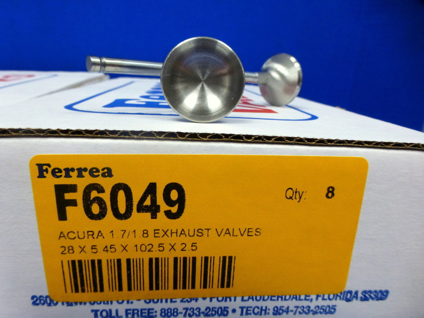 Ferrea 6000 Turbo Valves For Honda Acura GSR DOHC VTEC B16 B16A B17A1 B18C1 B18C