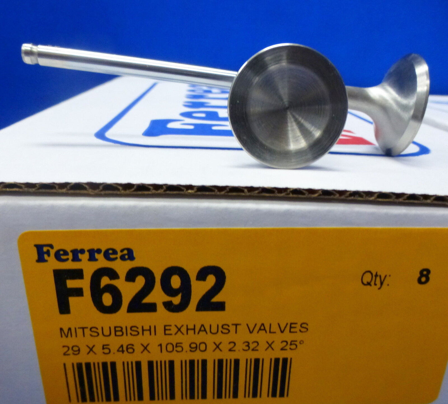 Ferrea 6000 Turbo Valves Mitsubishi EVO X  Evolution DOHC 2.0L 4B11T 2008-2014