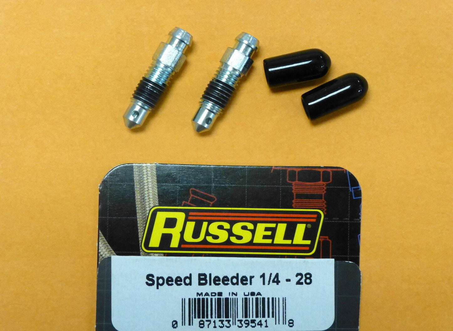 Russell 639540 Speed Bleeder 1/14-28 Thread 1" Overall Length 2 pcs