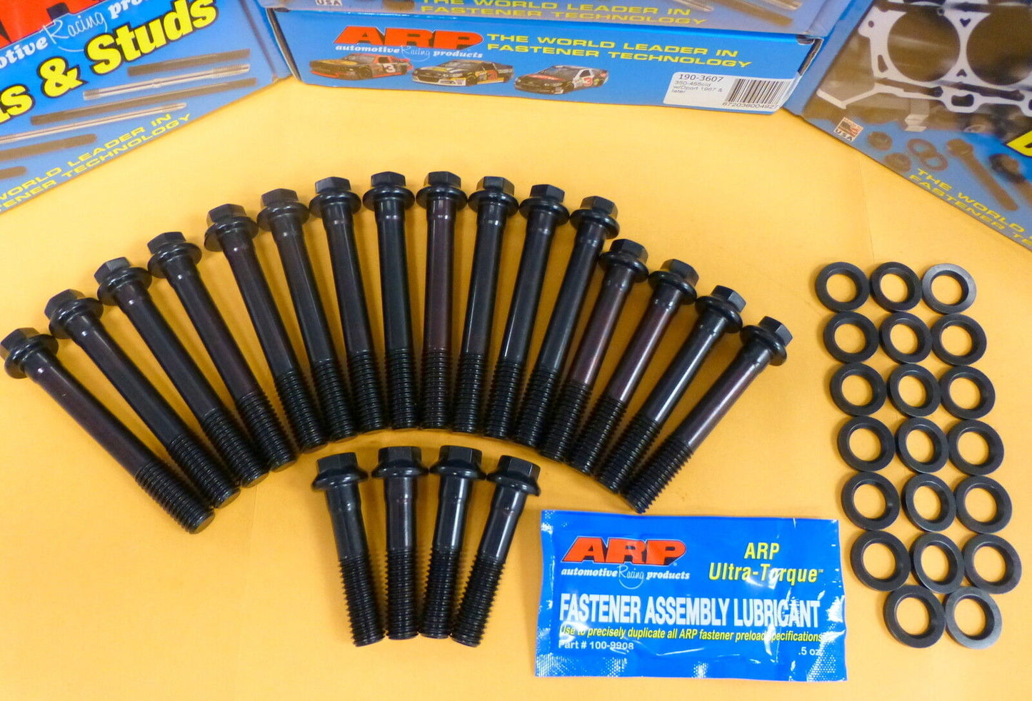 ARP 190-3607  Head Bolt Kit Pontiac 350 400 428 455 1967 & Up  with D Port Heads