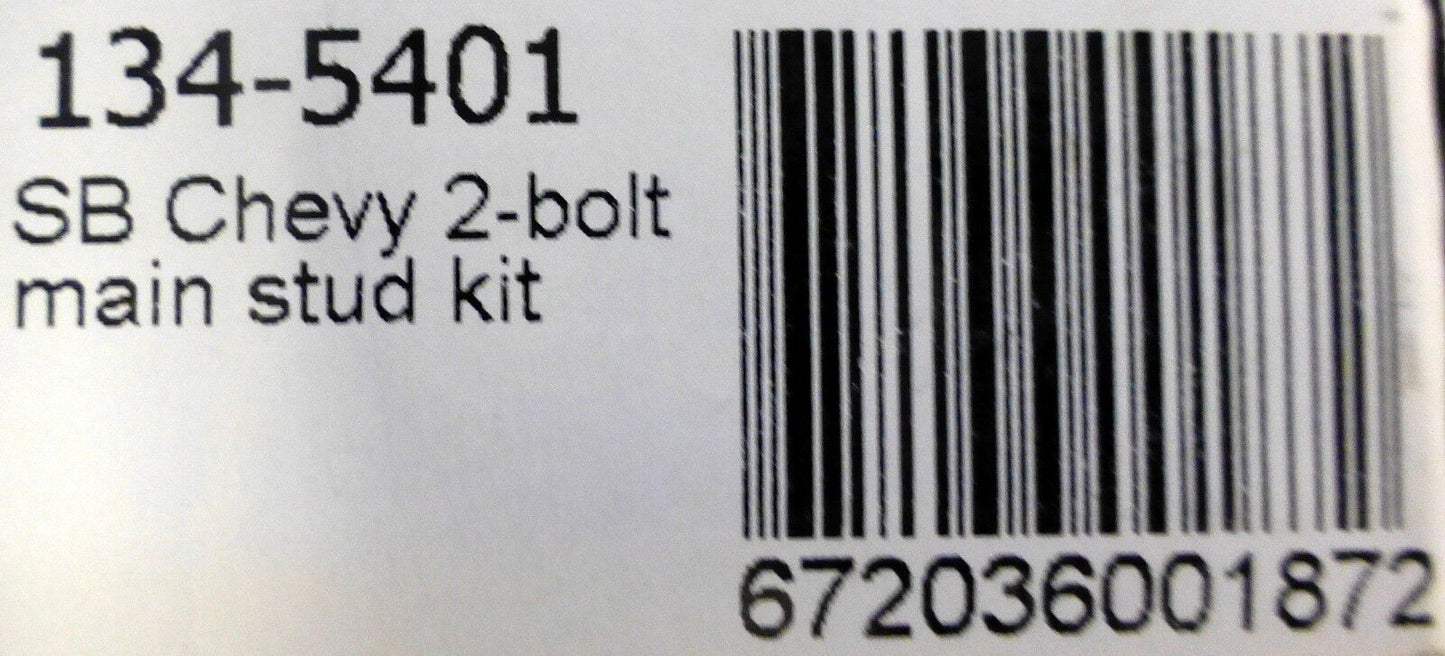 ARP 134-5401 Main Stud Kit Small Block Chevy Large Journal 2 Bolt 6 Point Hex