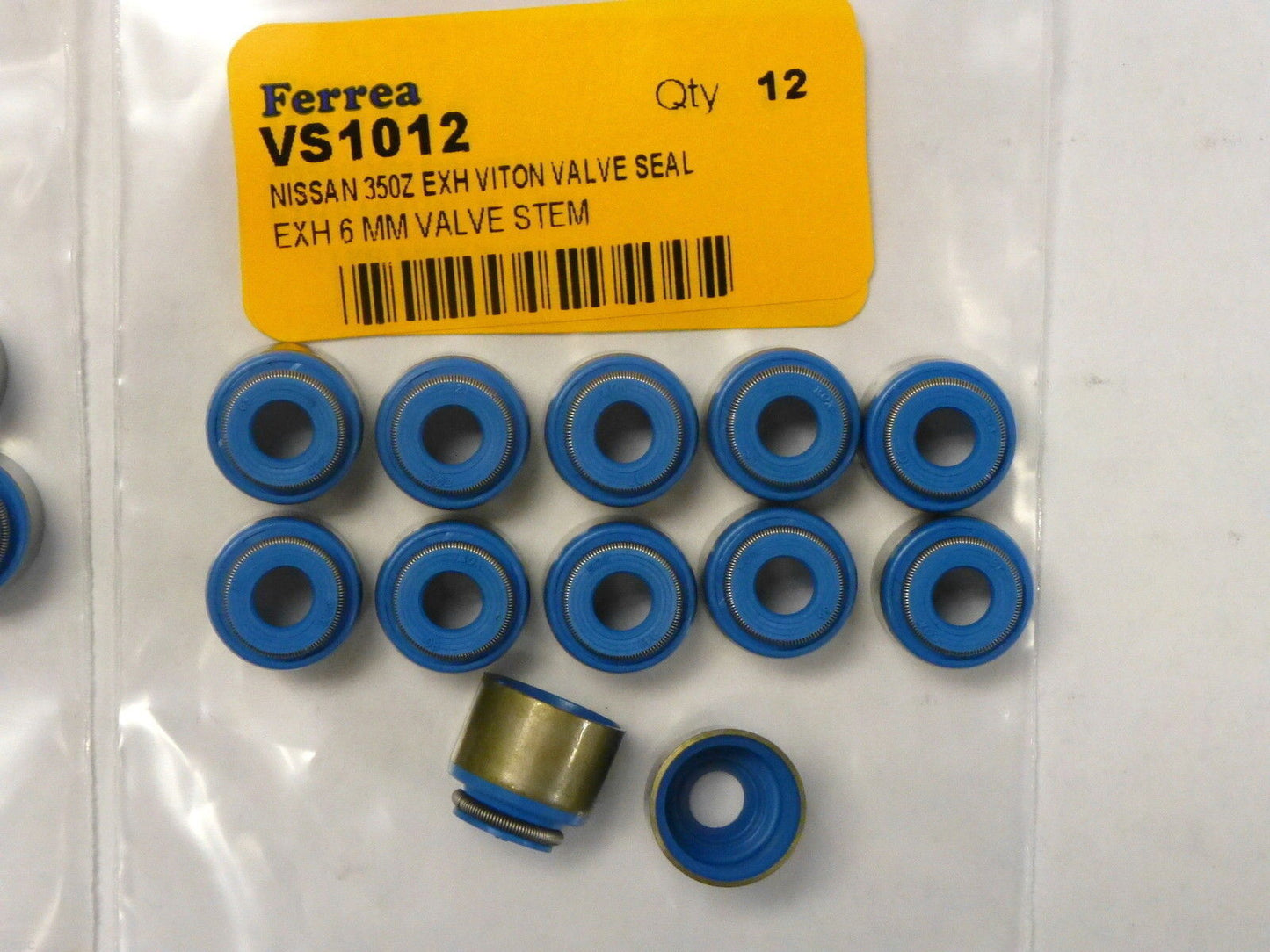 Ferrea Valve Seal Fits Nissan 350Z GT-R 2003-10 V6-DOHC 24 Valve VQ35 VR8DETT