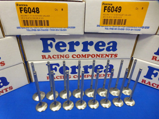 Ferrea 6000 Turbo Valves For Honda Acura GSR DOHC VTEC B16 B16A B17A1 B18C1 B18C