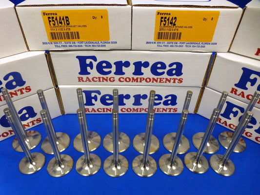 Ferrea Stainless Valves Oldsmobile 350 400 425 455 Intake & Exhaust 2.075 1.711