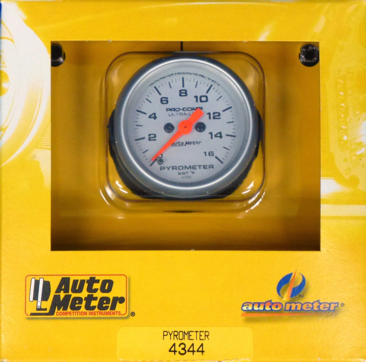 Auto Meter 4344 Ultra Lite Electric EGT  Pyrometer Gauge Kit 2 1/6 0-1600 Degree