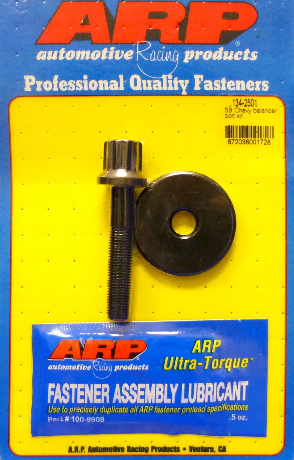 ARP 134-2501 Damper Harmonic Balancer Bolt Kit Chevy Small Block 305 327 350 400