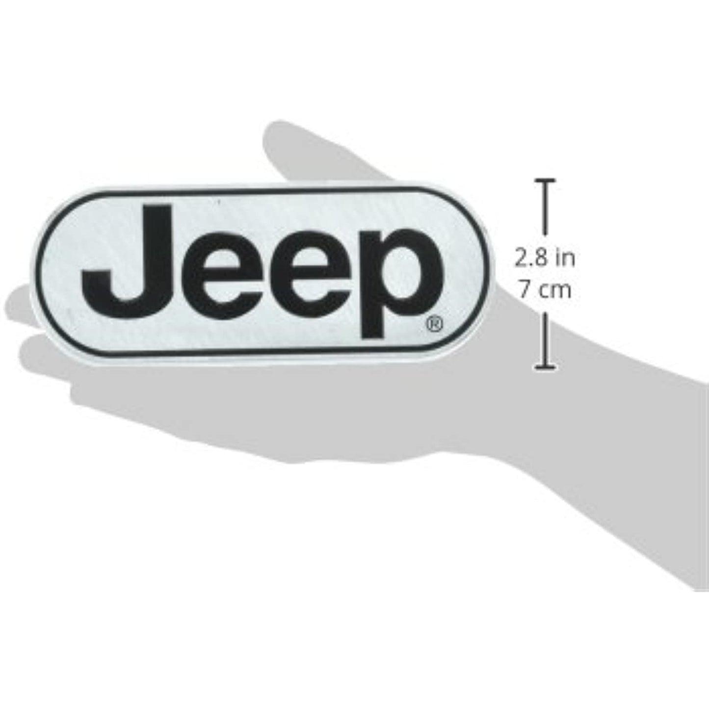 Jeep Brushed Metal Hitch Cover Hitch Plug  For 2" & 1 1/4" Receiver