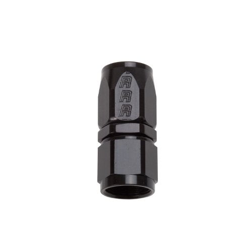 Russell 610025 Hose End Fitting Straight Full Flow AN6 -6 AN Black Aluminum