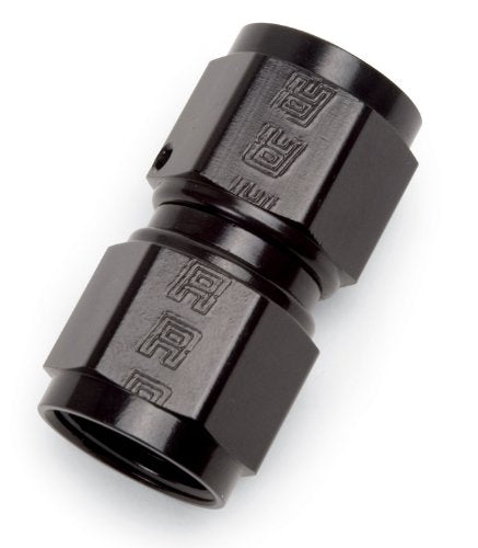 Russell 640003 Female Adapter Swivel Coupler -6AN #6  AN6 Straight Black