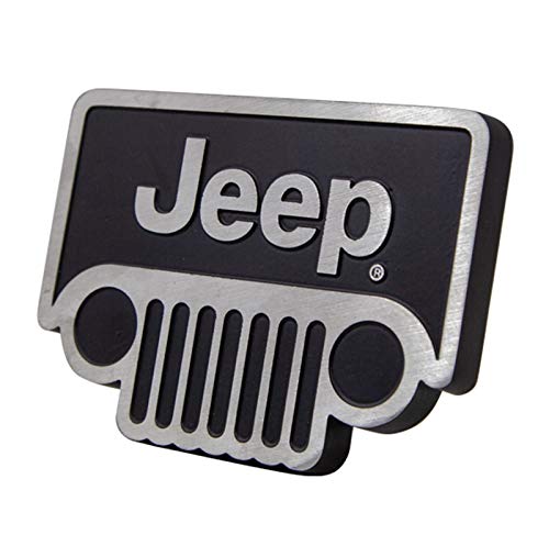 Jeep Classic Grill Design Metal Brusched Hitch Cover Hitch Plug