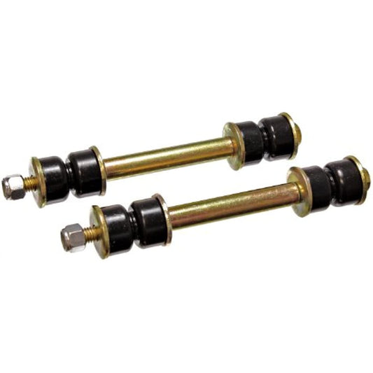 Energy Suspension- 9.8118G Sway Bar End Link Set Black Polyurethane Bushings