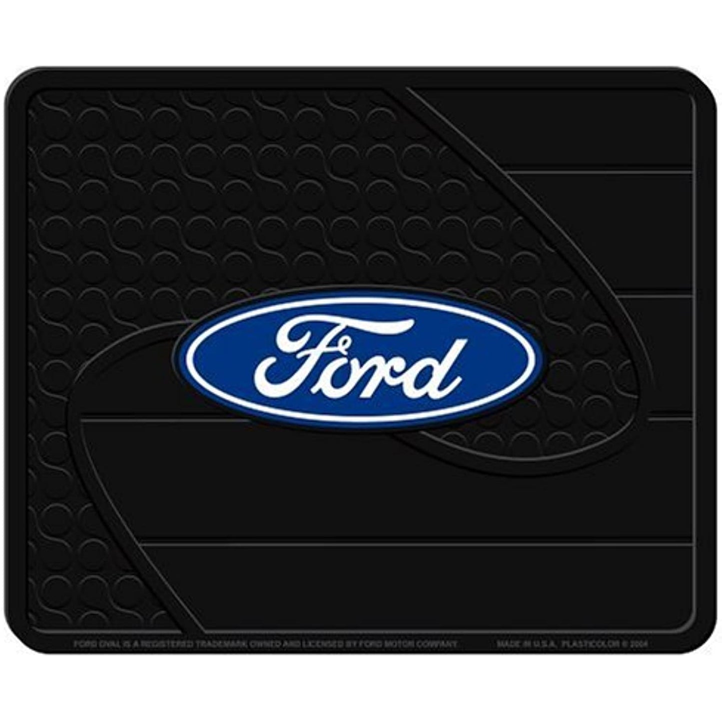 Plasticolor Ford Oval Factory Style Molded Utility Rear Rubber Mat