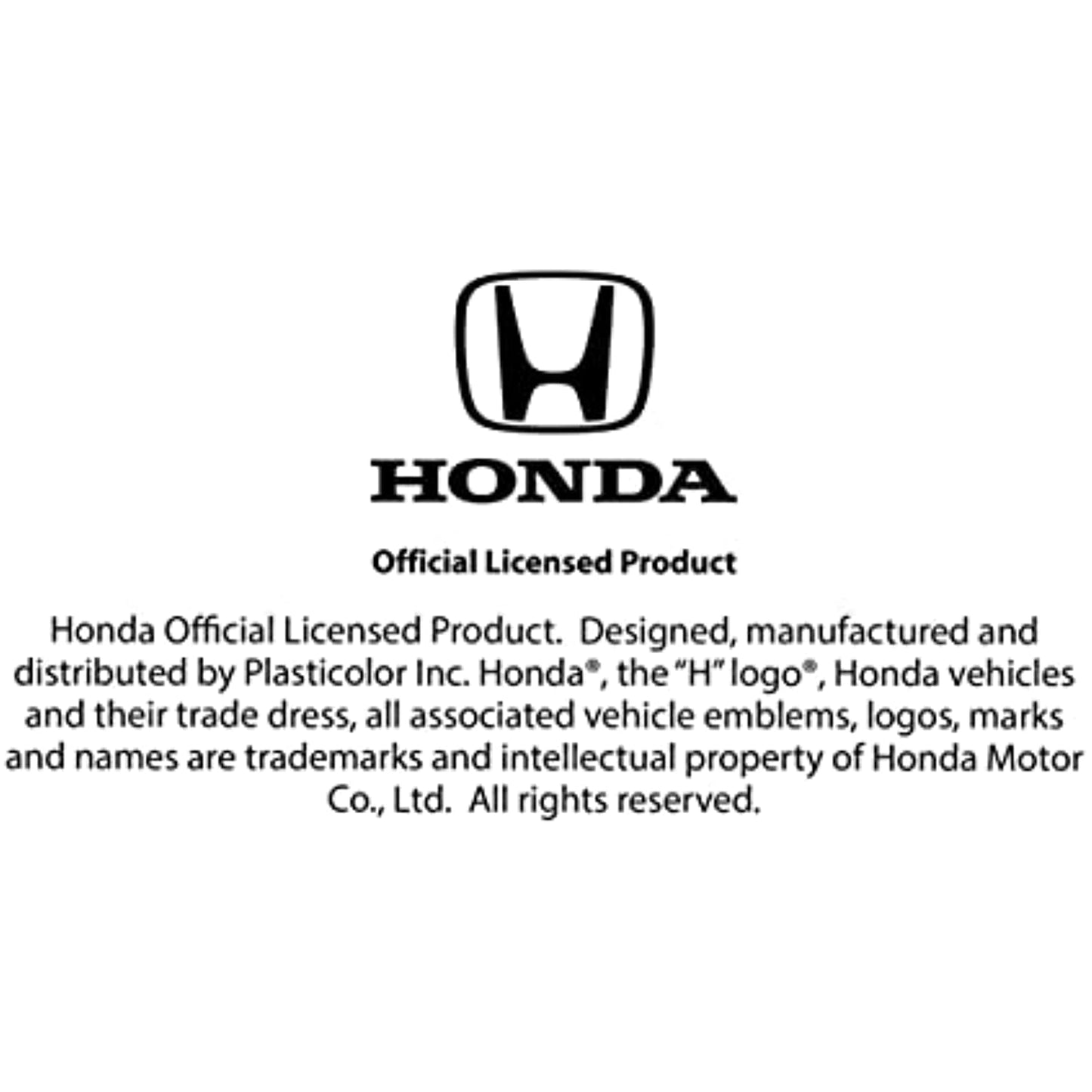 Plasticolor 4279 Honda Logo Official Licensed Product Enamel Metal Keychain