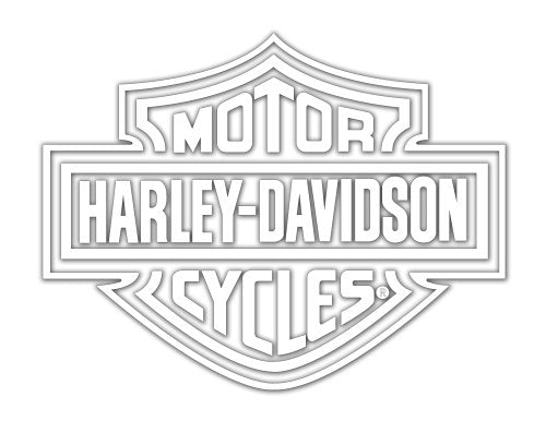 Harley-Davidson Logo Cutz Rear Window Decal Sticker 13" x 10"