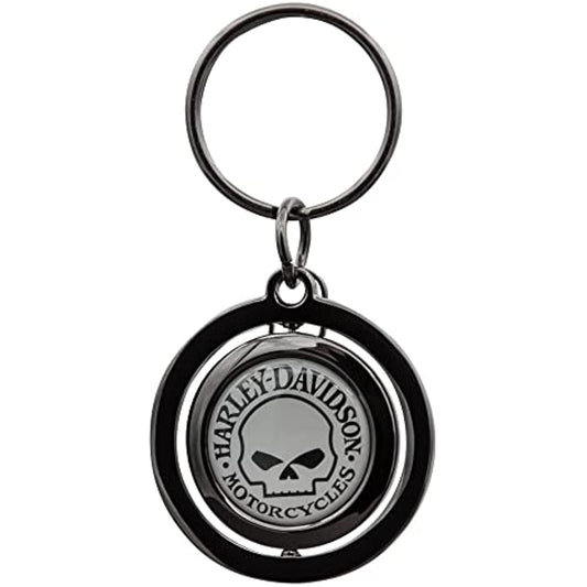 Harley-Davidson Willie G Skull Spinner Key Chain 4533