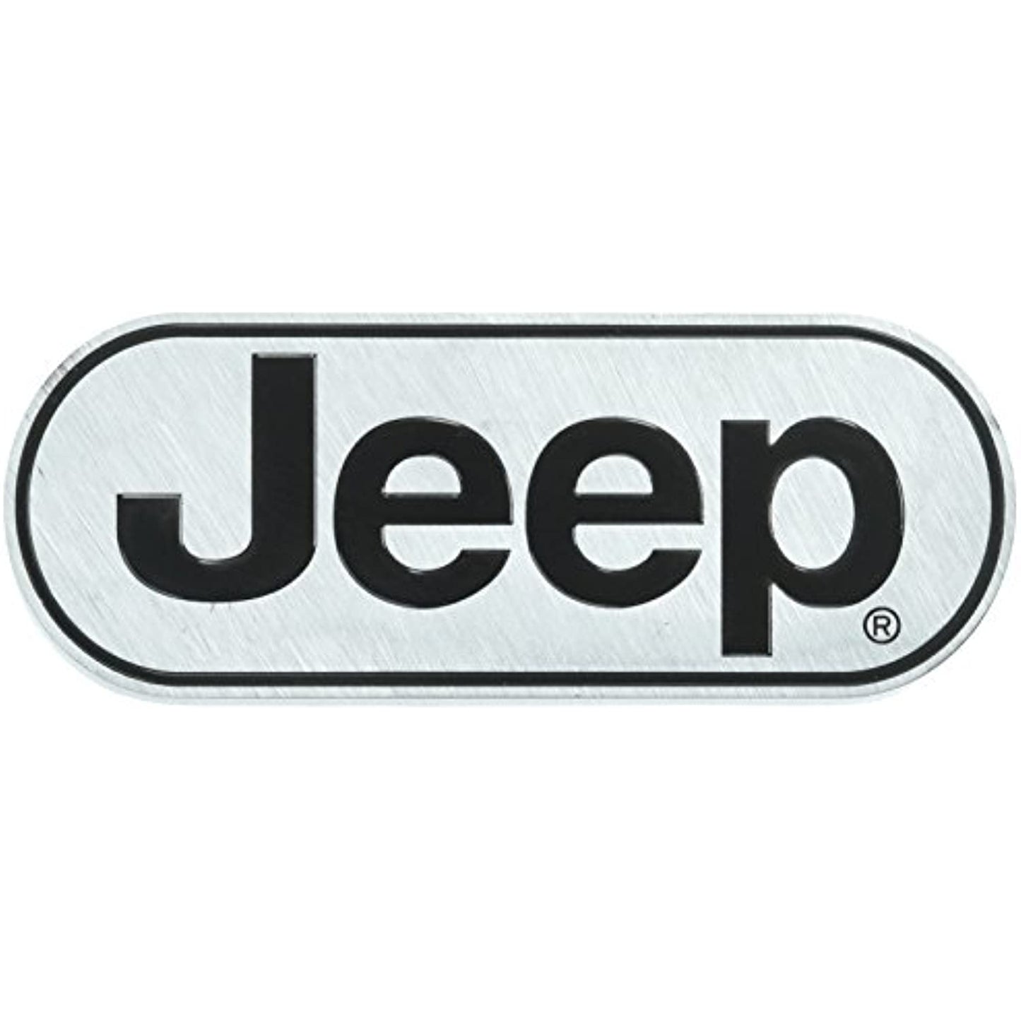 Jeep Brushed Metal Hitch Cover Hitch Plug  For 2" & 1 1/4" Receiver