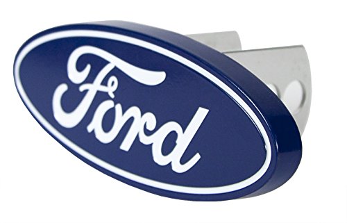 Ford Blue Oval Metal Hitch Cover Hitch Plug 2" & 1 1/4" Receiver Plug