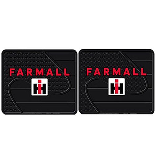 International Harvester Ih Farmall Front and Rear Rubber Floor Mats Logo