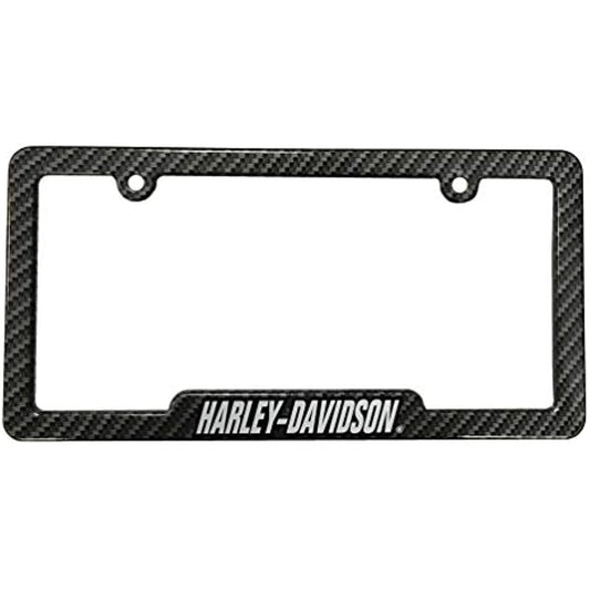 Harley-Davidson Carbon Fiber Look H-D Metal License Plate Frame CG42575