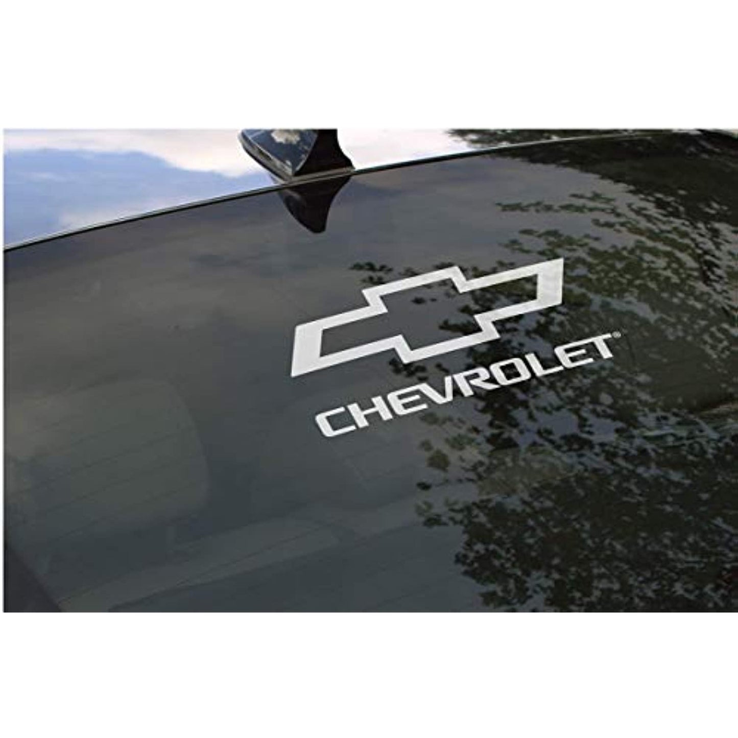 Chevy Large BowTie Logo Cutz Rear Window / Trailer Vinyl Decal 9 1/2" x 18"