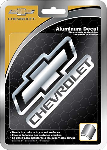 Chroma 41702 Chevrolet Bowtie Aluminum Bendable Decal Chrome 2 1/4" x 4 1/4"