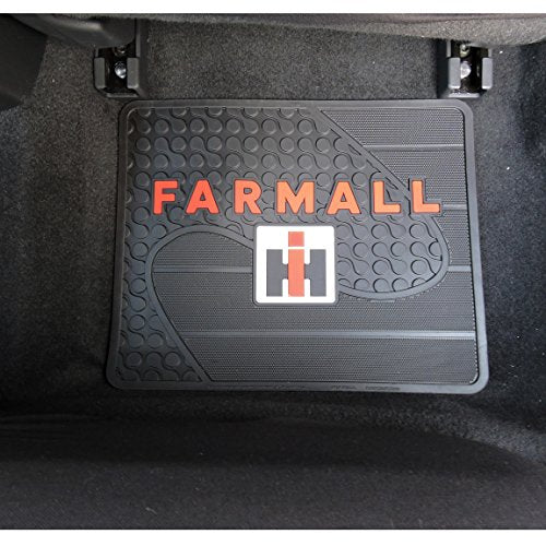 International Harvester Ih Farmall Front and Rear Rubber Floor Mats Logo